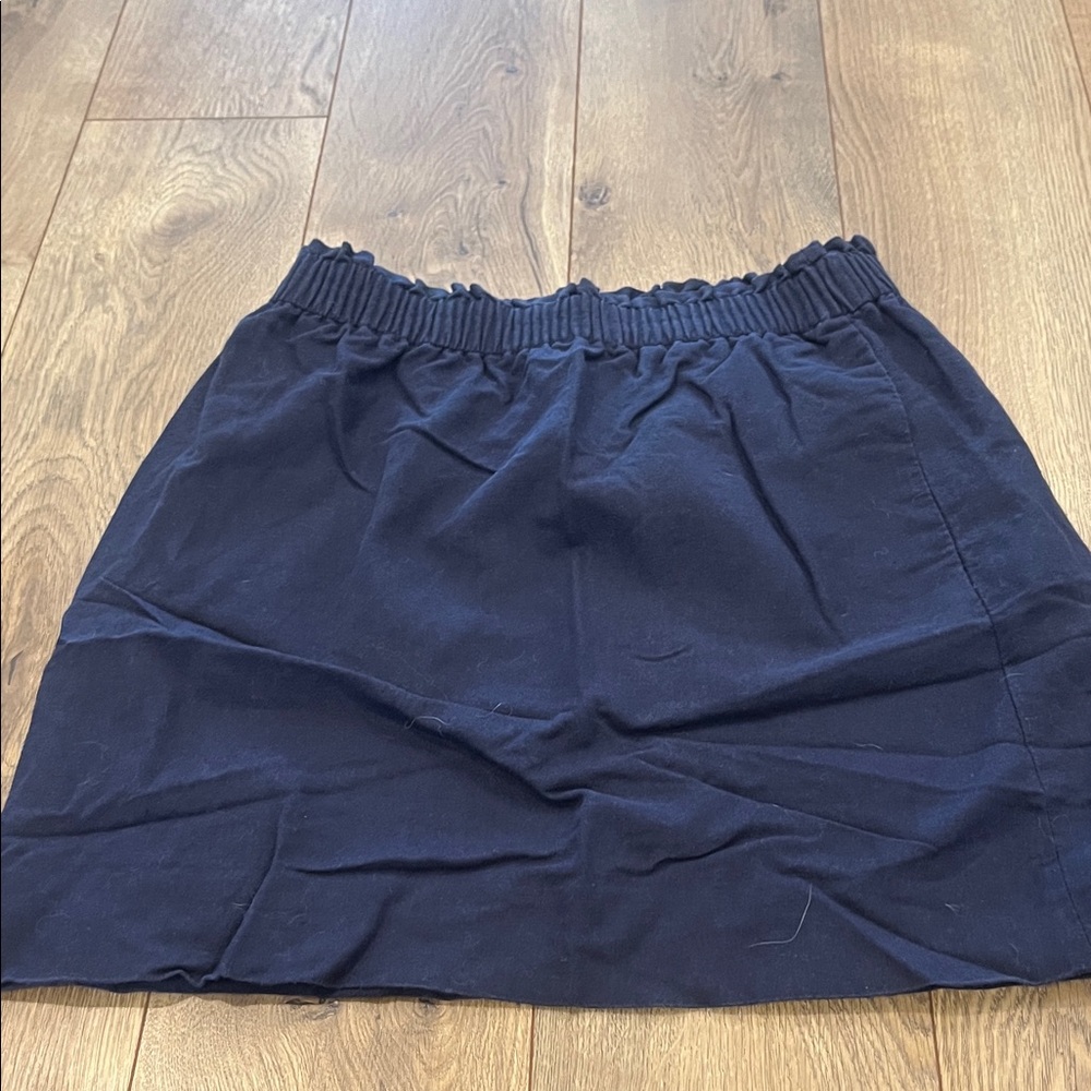 J. Crew Navy Mini Skirt